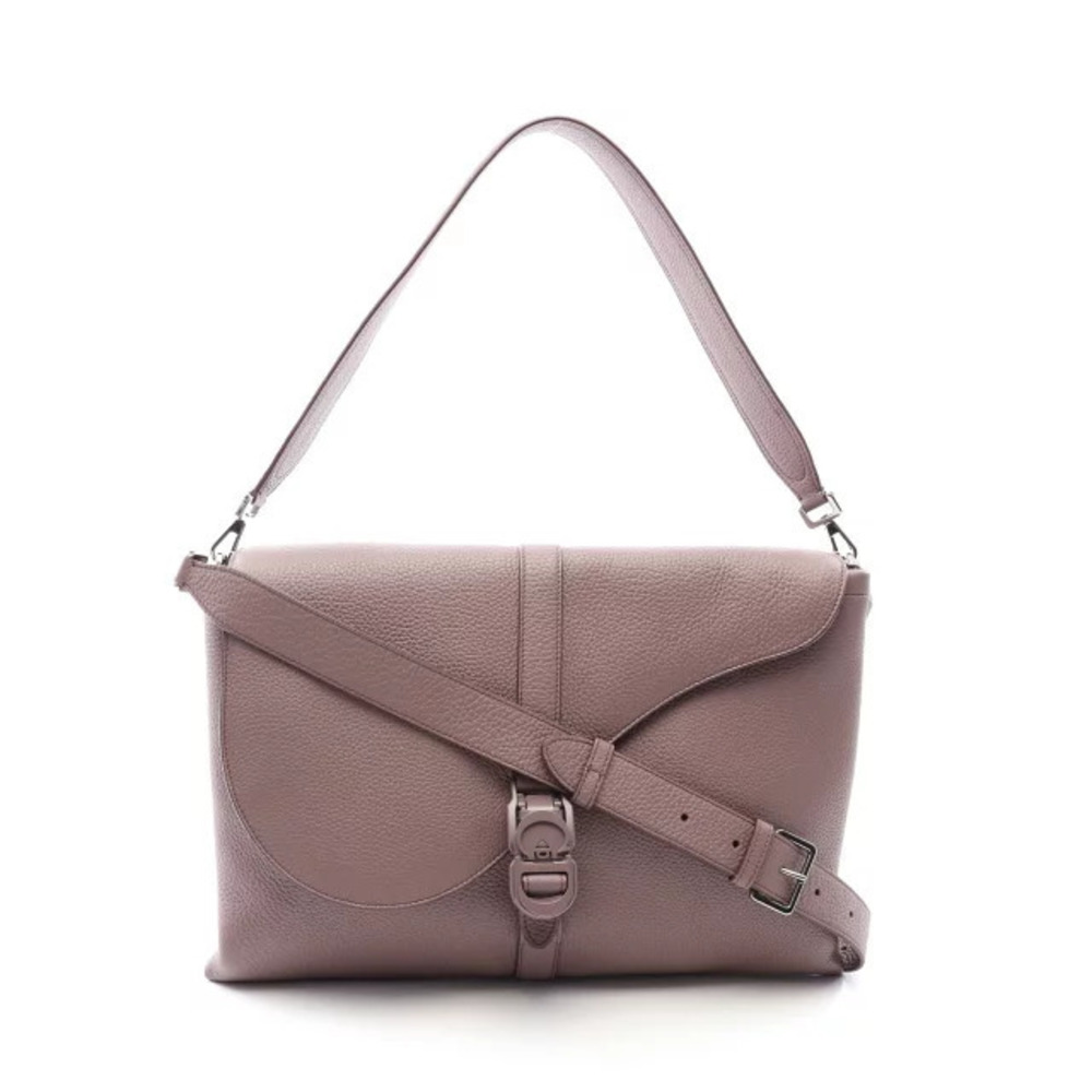 Christian Dior Pillow Leather Shoulder Bag Pink